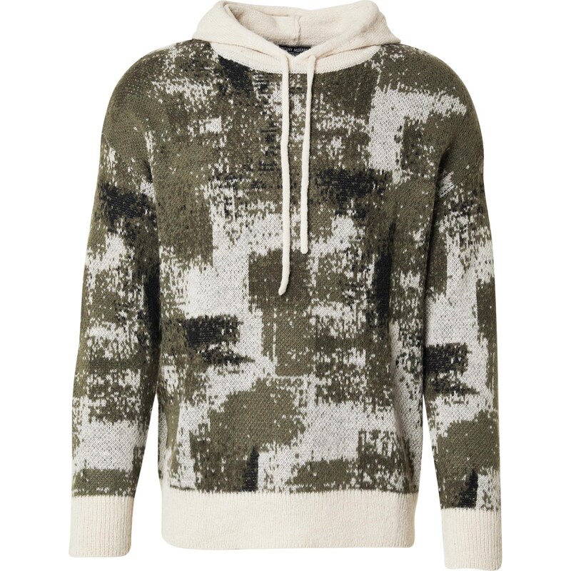 ANTONY MORATO Sveter olivová / čierna / biela ako vlna 65774475