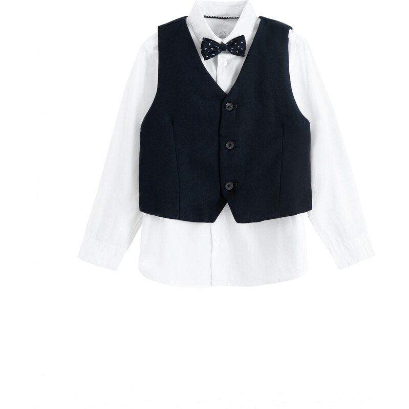 Cool Club Košeľa námornícka modrá / biela 65679602