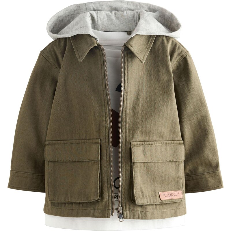 Next Set antracitová / svetlosivá / kaki / biela 65664161