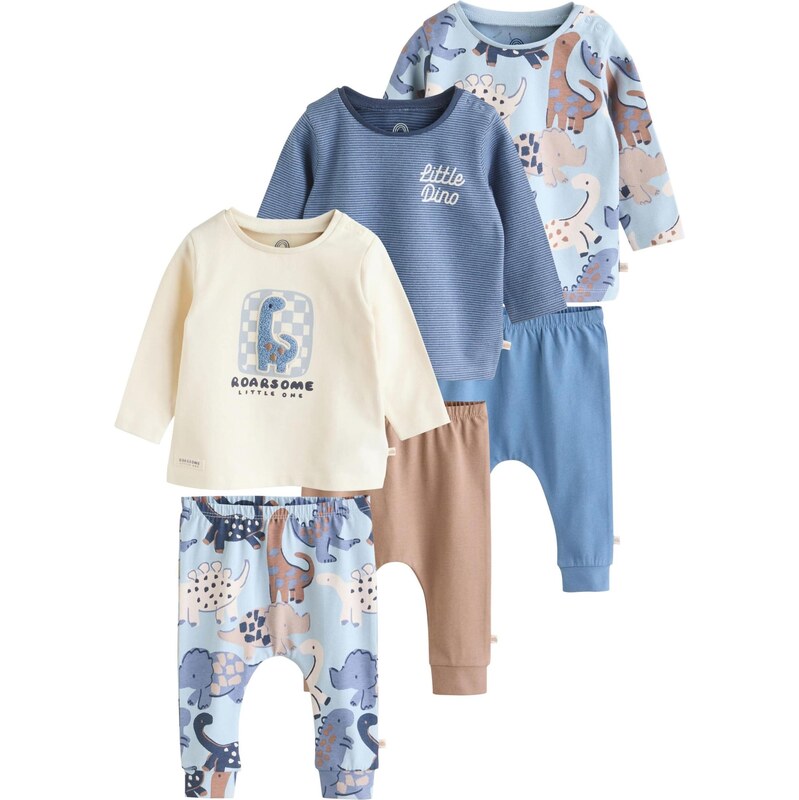 Next Set krémová / tmavobéžová / modrá 65664375