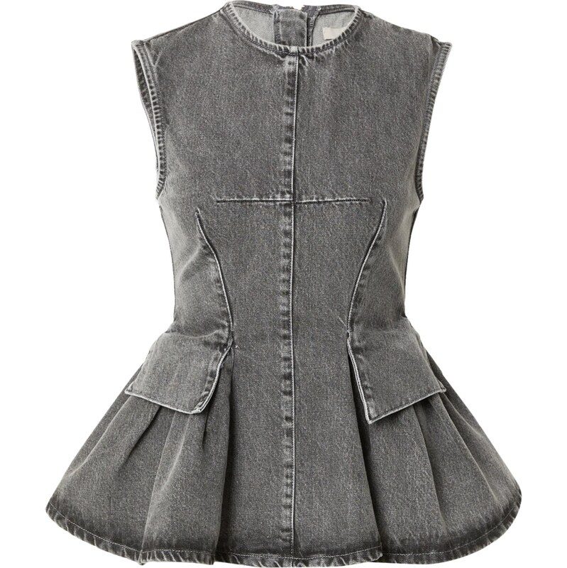 REMAIN Top sivý denim 66057285