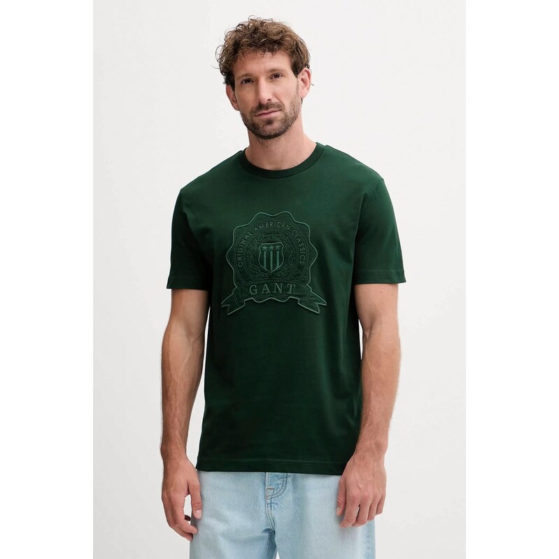 Bavlnené tričko Gant 65609435