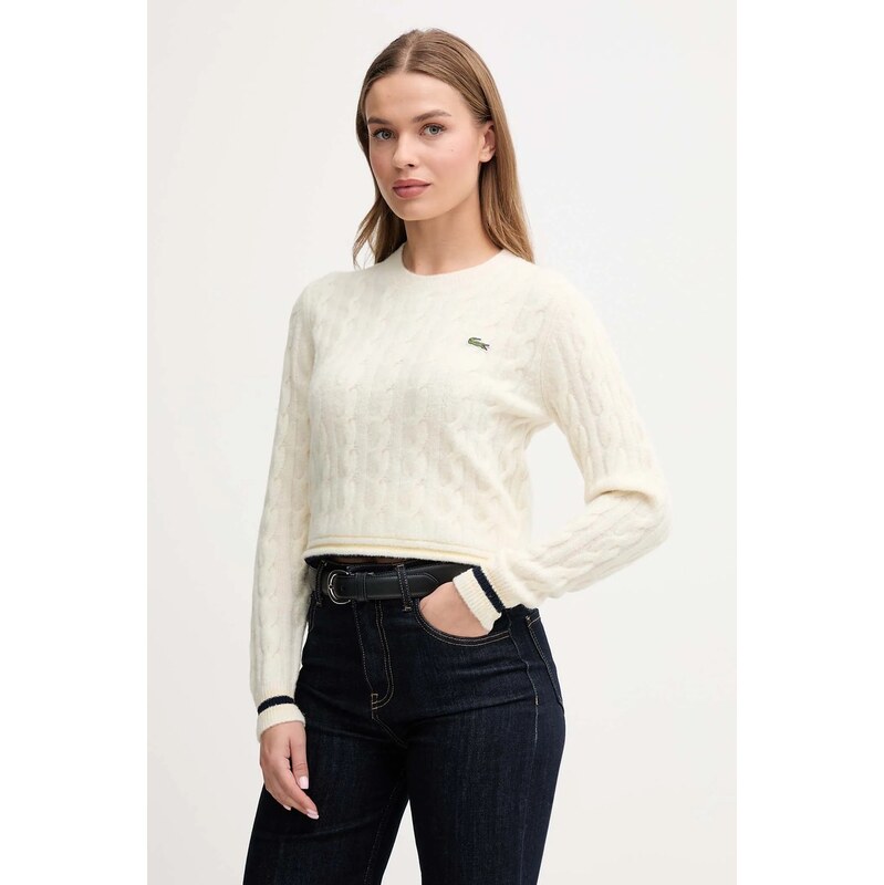 Sveter s prímesou vlny Lacoste 65609602