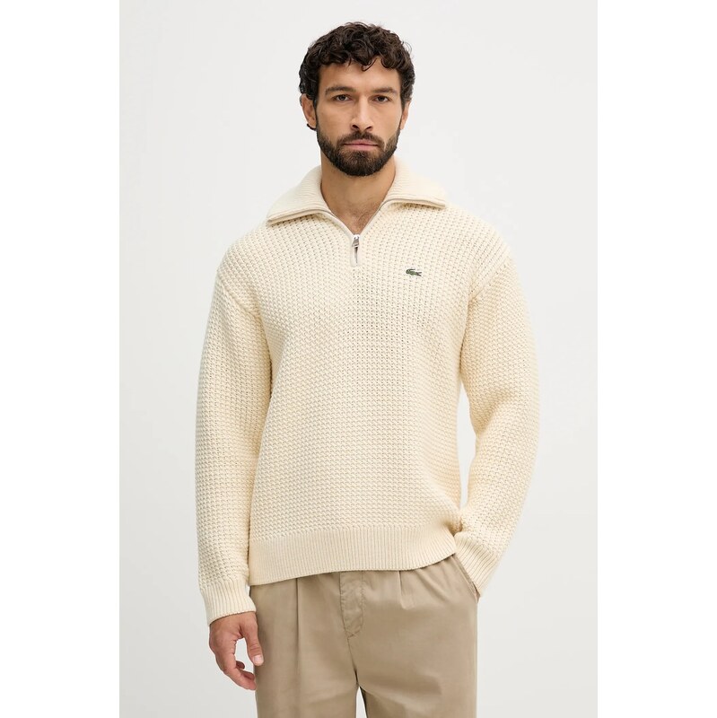 Sveter s prímesou vlny Lacoste 65609933
