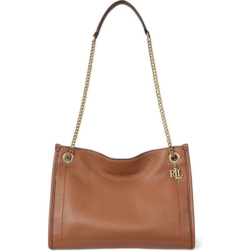 Kožená kabelka Lauren Ralph Lauren 65619206