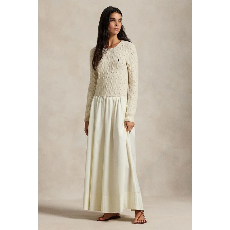 Šaty s prímesou vlny Polo Ralph Lauren 67032830