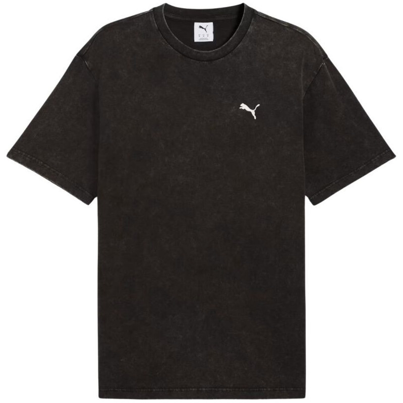4F Puma Ess Elevated Relaxed Wash T-shirt M 688048 01 pánske 65610431