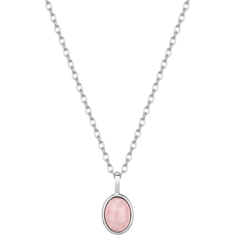 Brosway Nežný oceľový náhrdelník s ruženínom Essential BNL131 66594570