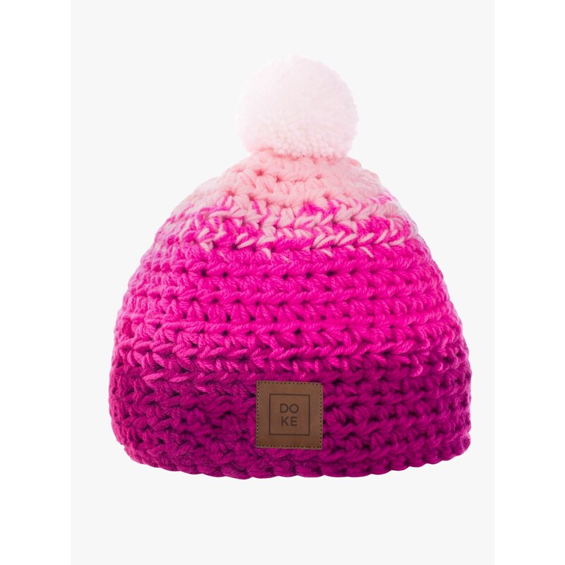 DOKE Detský háčkovaný kulich rose 65611254