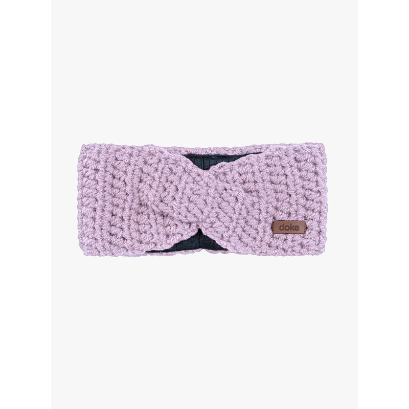 DOKE Háčkovaná čelenka s křížením lily Lavander 65611268