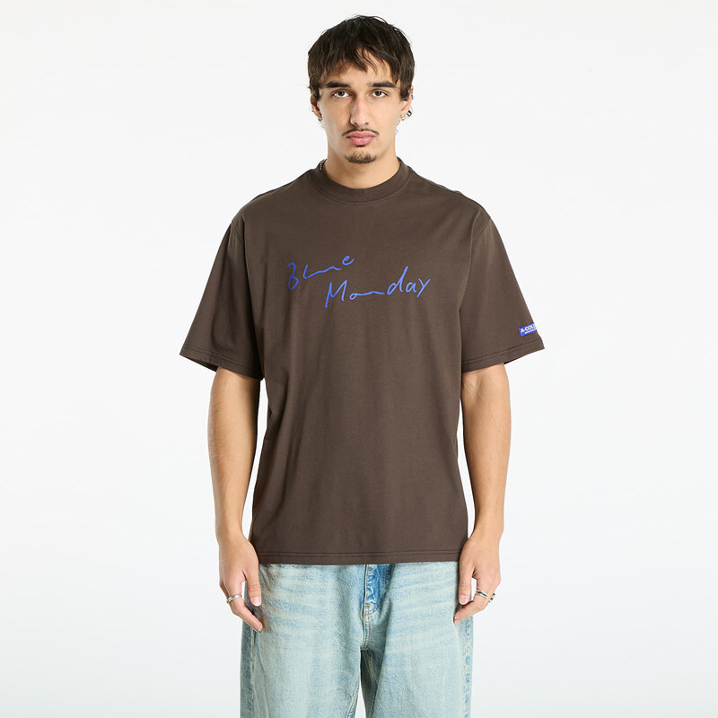 Tričko A-COLD-WALL* Blue Monday Tshirt Brown S 65611622
