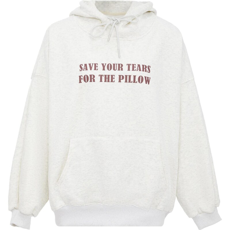 HOMEBASE Mikina červená / biela melírovaná 65870752