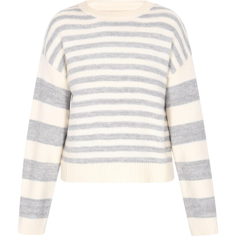 usha BLUE LABEL Sveter sivá melírovaná / biela ako vlna 65644852
