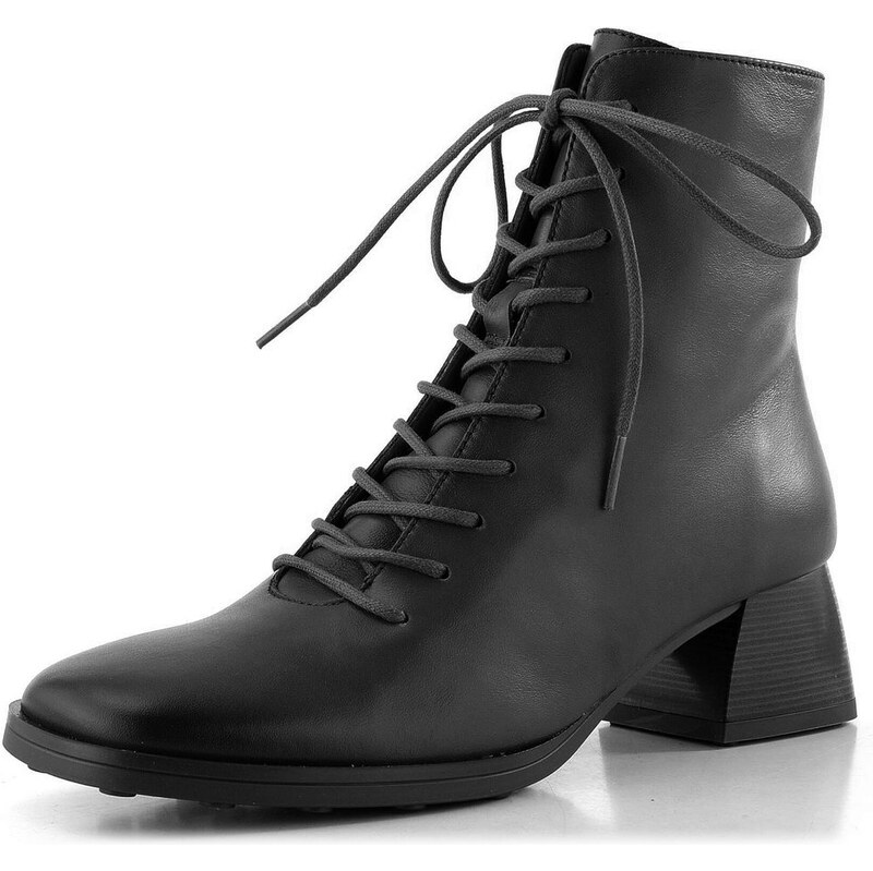 Hispanitas šněrovací kotník na podpatku Marsella black HI254389 65612181