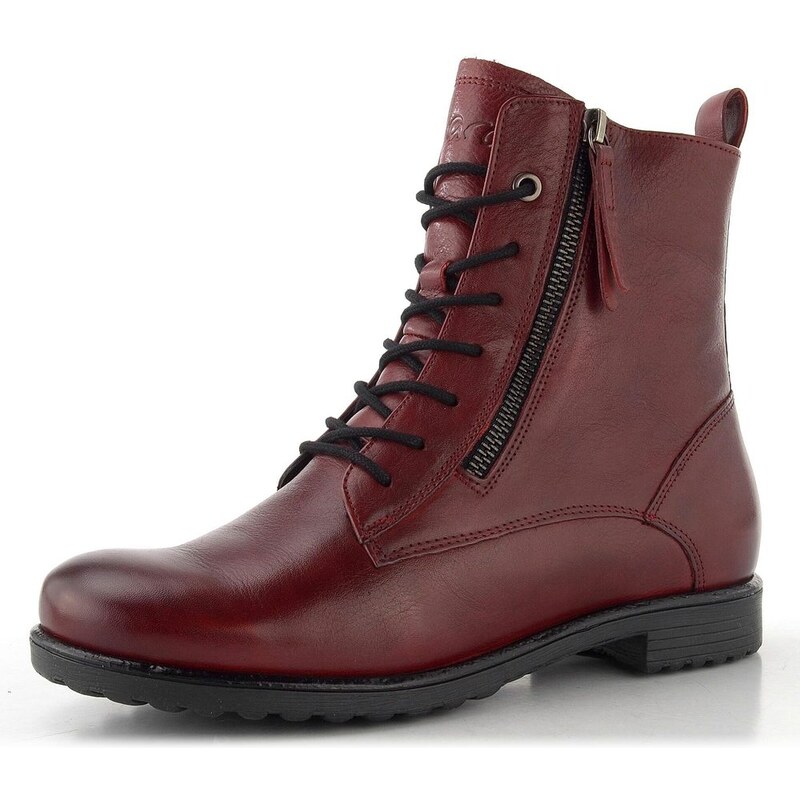 Ara šněrovací kotník se zipy Liverpool wildberry 12-39520-19 65612221