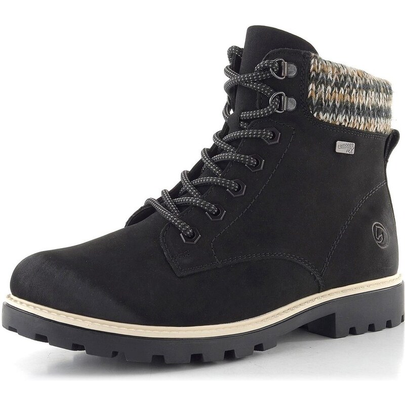 Remonte šněrovací kotník s membránou černý D8487-03 65612250