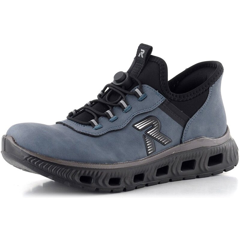 Rieker Sport nazúvacie poltopánky modro-čierne M6065-12 65612283