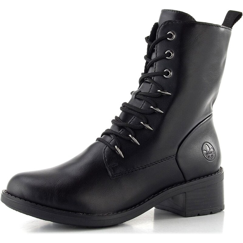 Rieker šněrovací kotník černý 75430-00 65612287