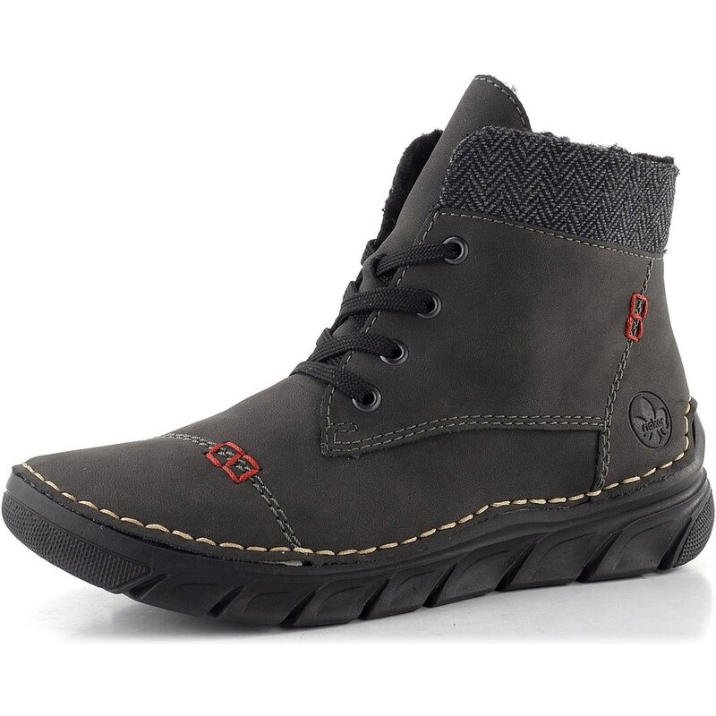 Rieker šněrovací kotník šedý 55031-45 65612338