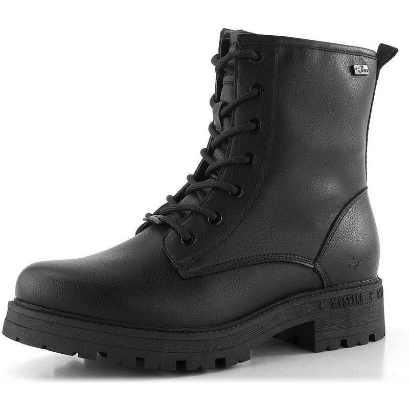 Mustang šnurovacia členková obuv black 15M0042007 65612350