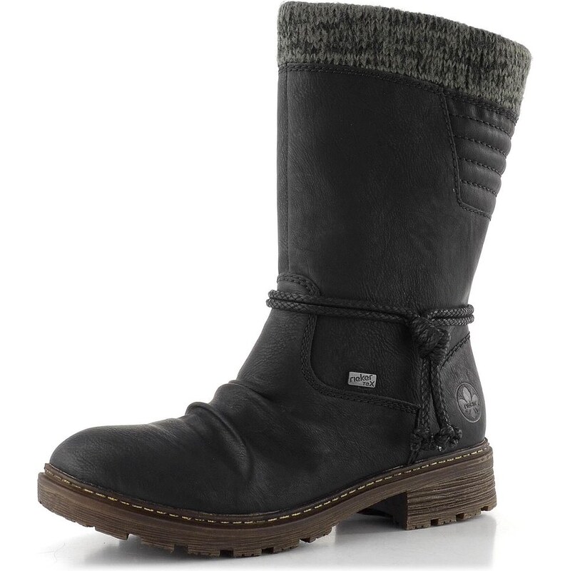 Rieker vysoký kotník s membránou černý Z4755-00 65612374