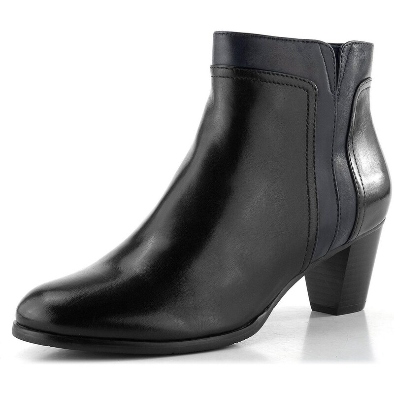Regarde le Ciel Regarde kotník na podpatku Sonia-152 black/navy 65612389