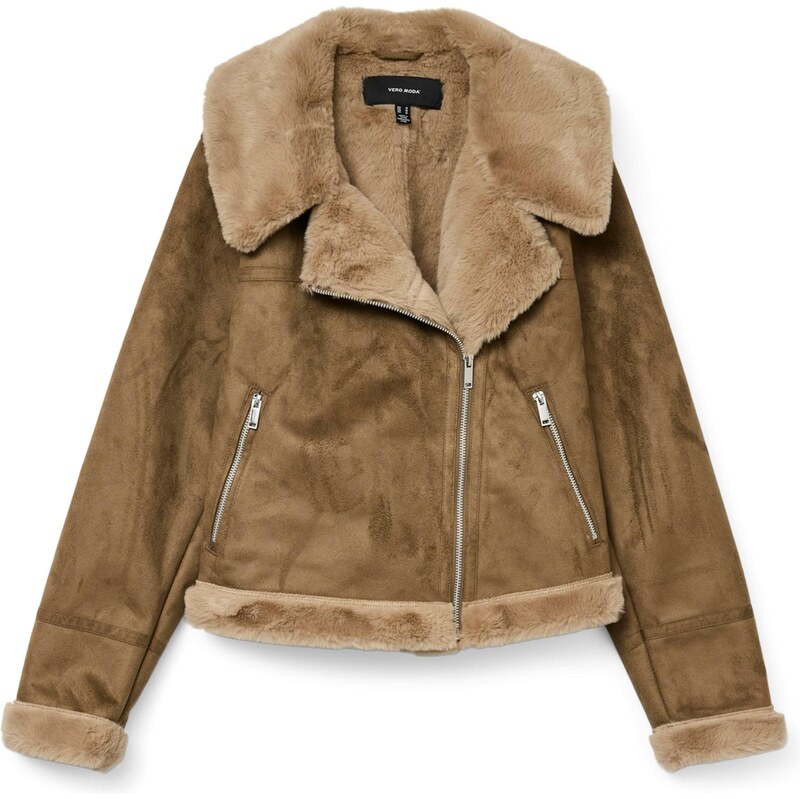 VERO MODA Zimná bunda VMPeggy karamelová / mokka 66026182