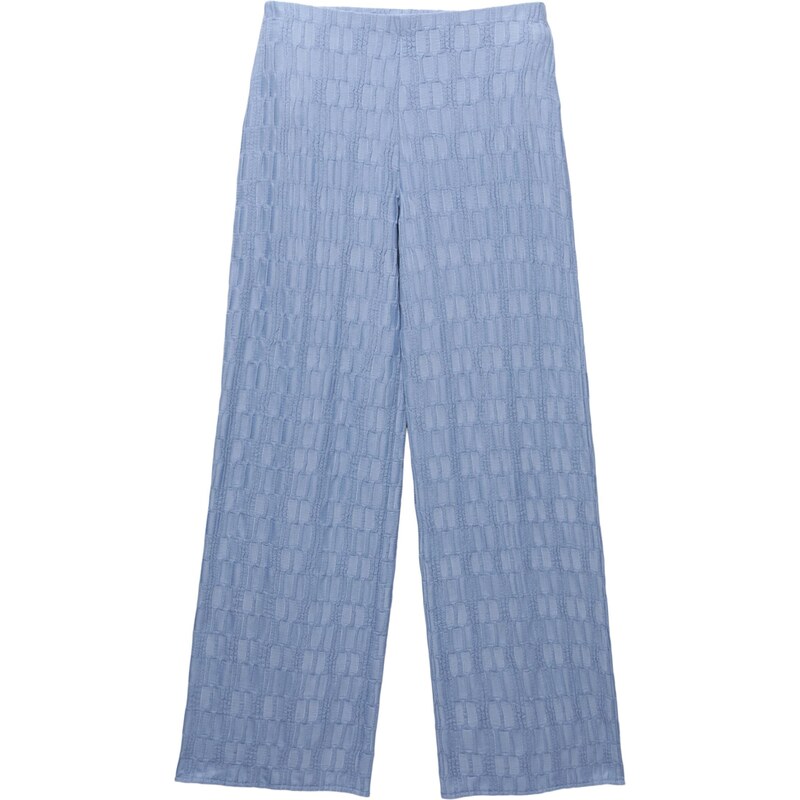 Pull&Bear Nohavice modrosivá 65886928