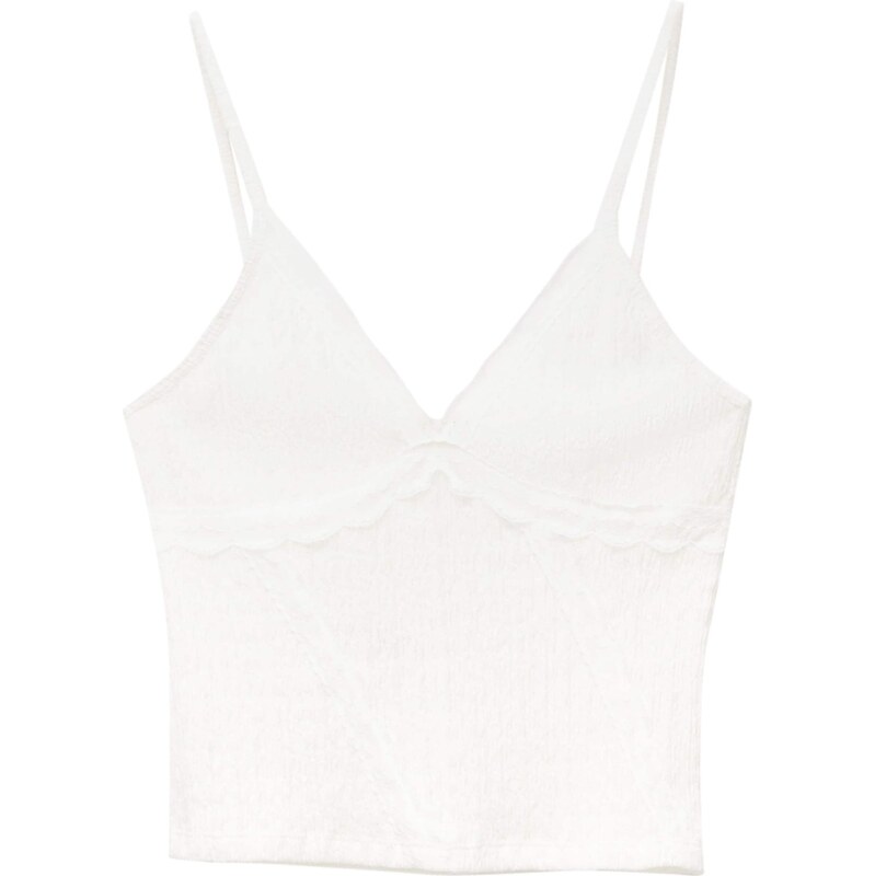 Pull&Bear Top biela 65889240