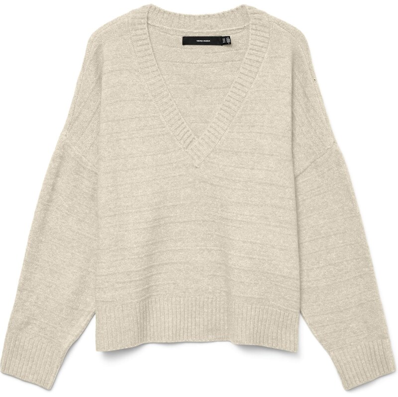 VERO MODA Sveter VMBOOM krémová 65890623