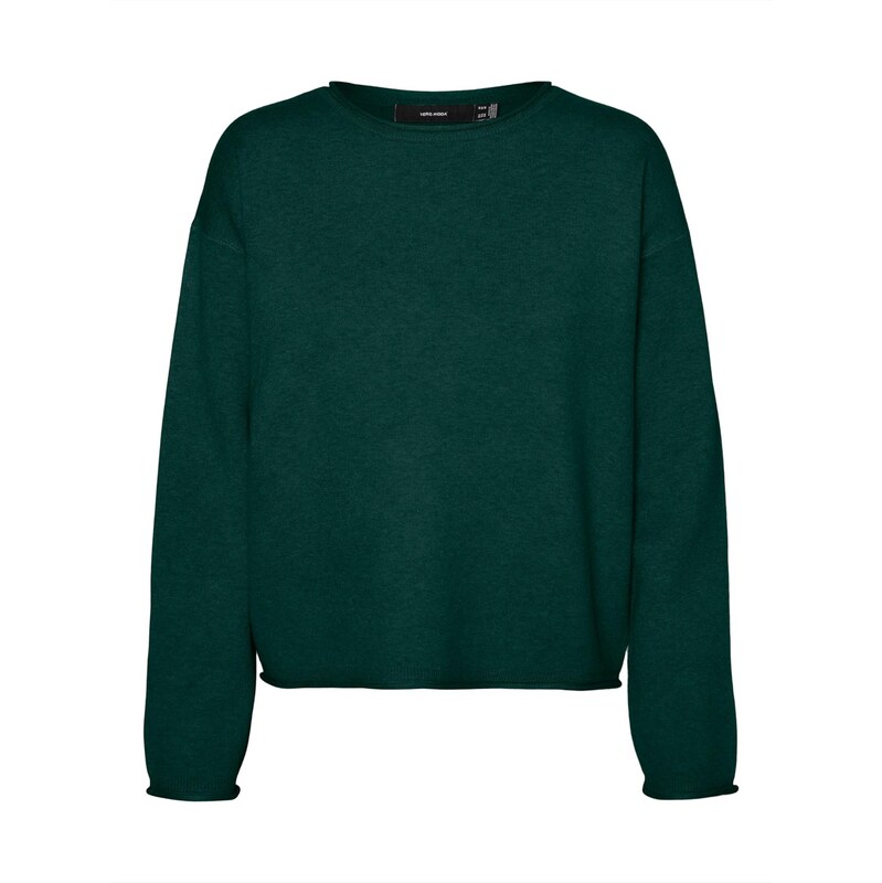 VERO MODA Sveter VMSABA tmavozelená 65890673