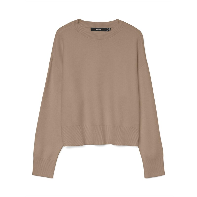 VERO MODA Sveter VMGOLD ART piesková 65890671