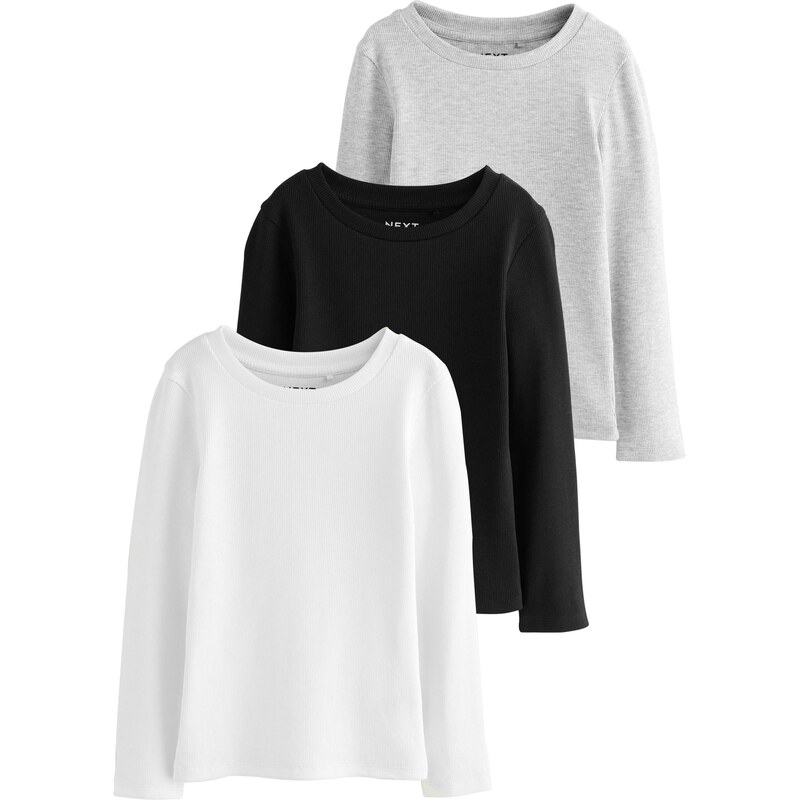 Next Tričko sivá / čierna / biela 65890901