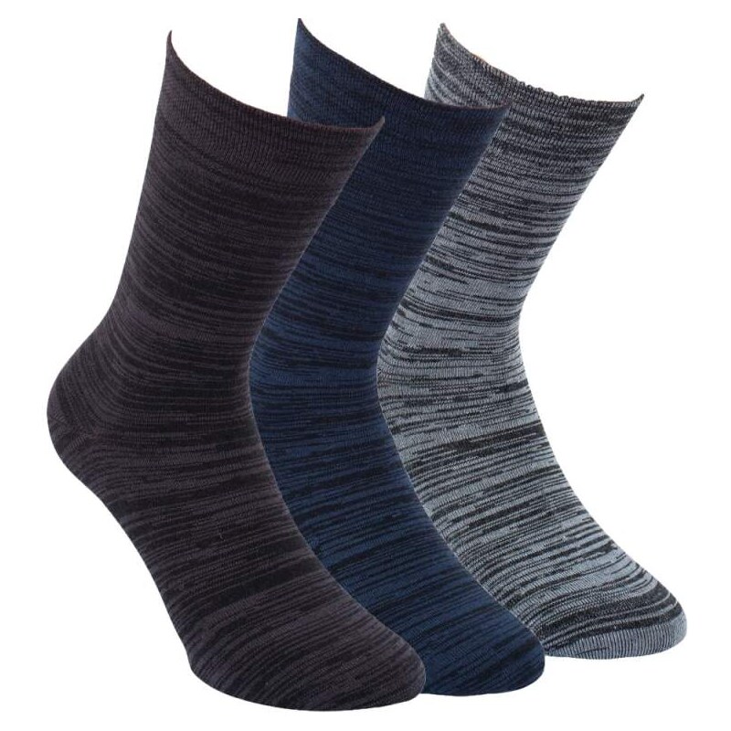 Bambusové zdravotné ponožky s BAVLNOU RS 3 páry mix farieb 35-38 65611878