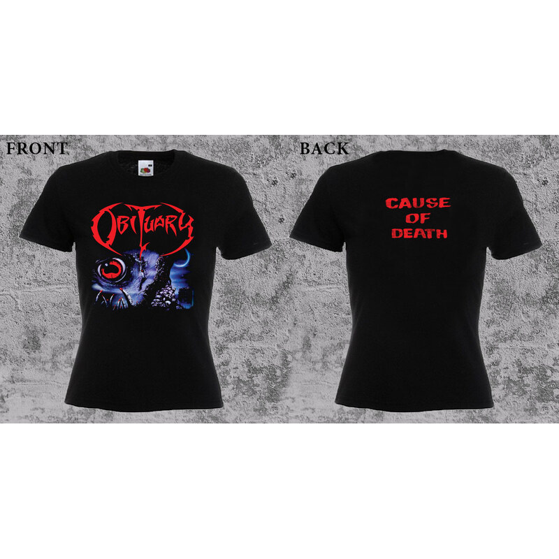 Fruit of the Loom Obituary - Cause of Death (dámske tričko) 65611879