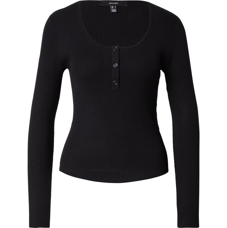 VERO MODA Sveter VMWILLOW čierna 65891360