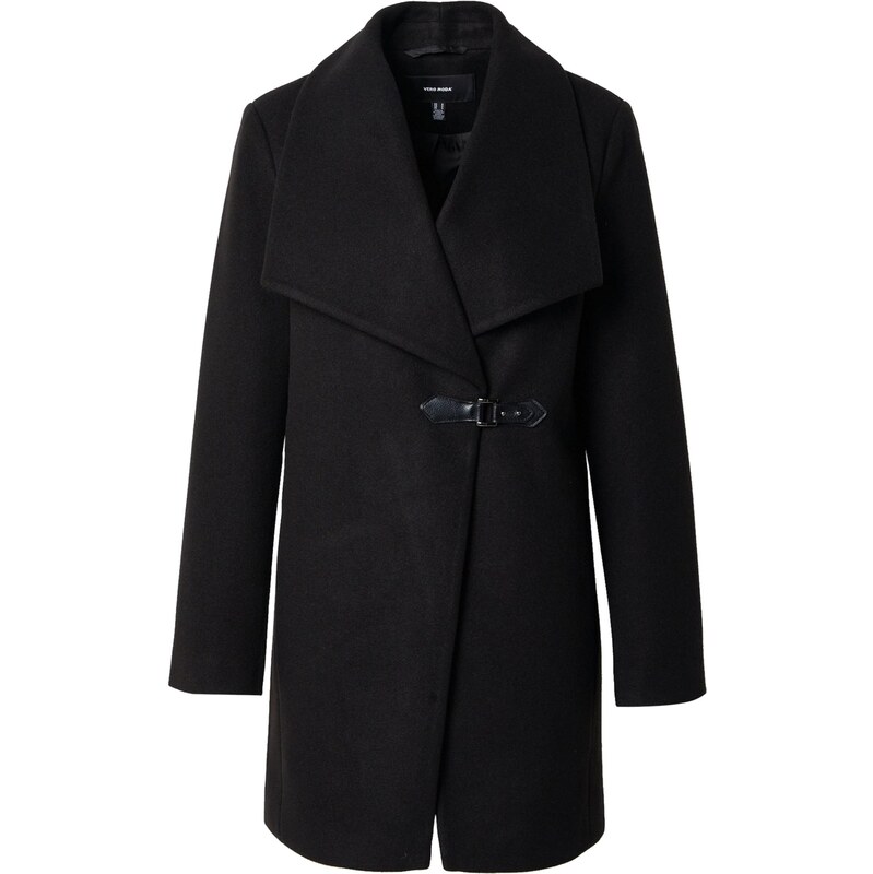 VERO MODA Prechodný kabát VMPOP NATTIE čierna 65906149