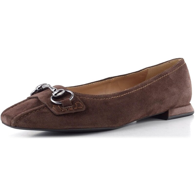 Högl semišové baleríny chocplum 0-100922-2100 65611937