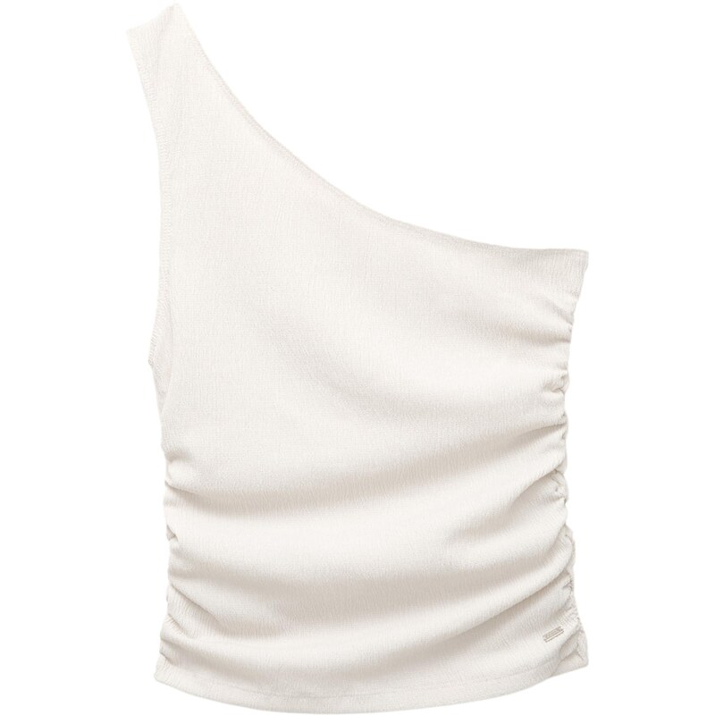 Pull&Bear Top biela ako vlna 65891577