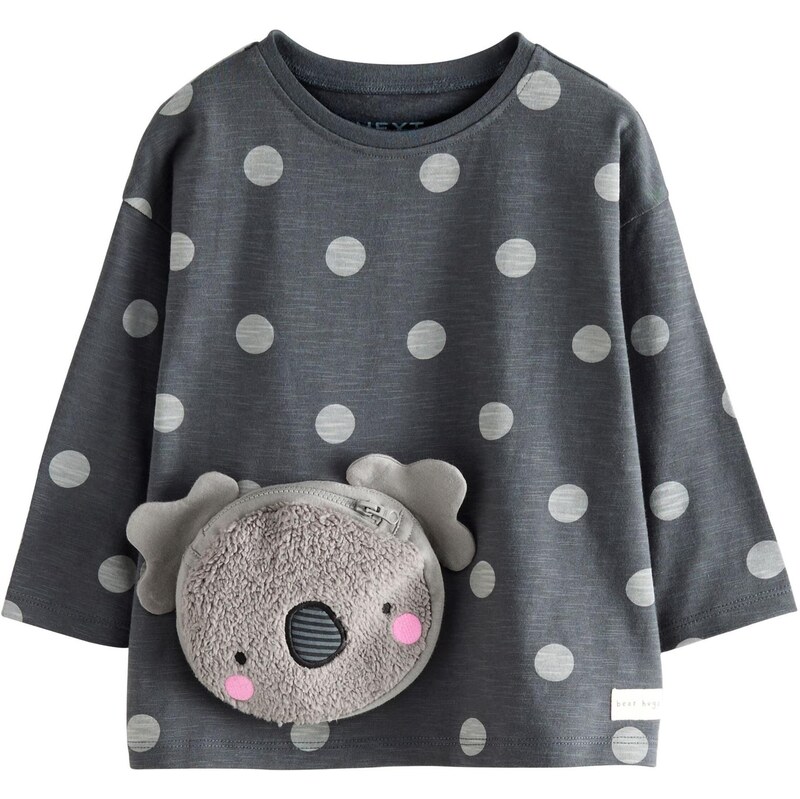 Next Tričko sivá / svetlosivá 65891885