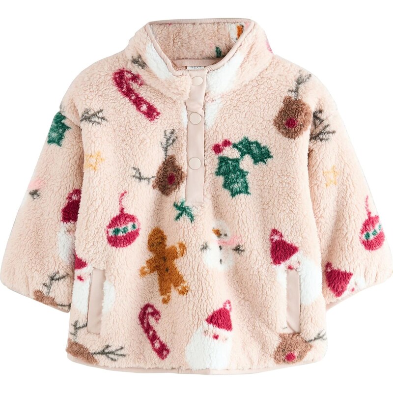 Next Sveter krémová / hnedá / zelená / červená 65663468