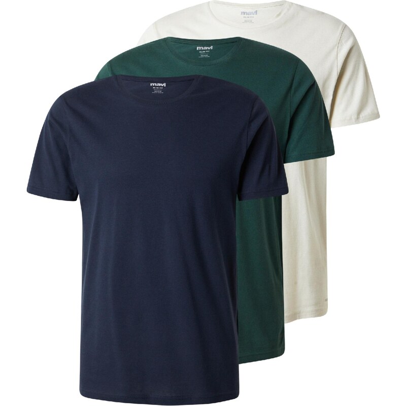 Mavi Tričko námornícka modrá / smaragdová / biela ako vlna 65922408