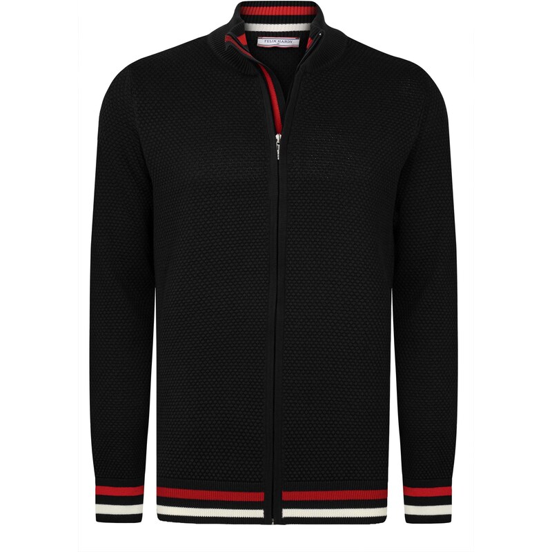 Felix Hardy Kardigán červená / čierna / biela 65664446