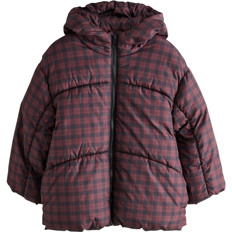 Next Kabát tmavočervená / čierna 65893560