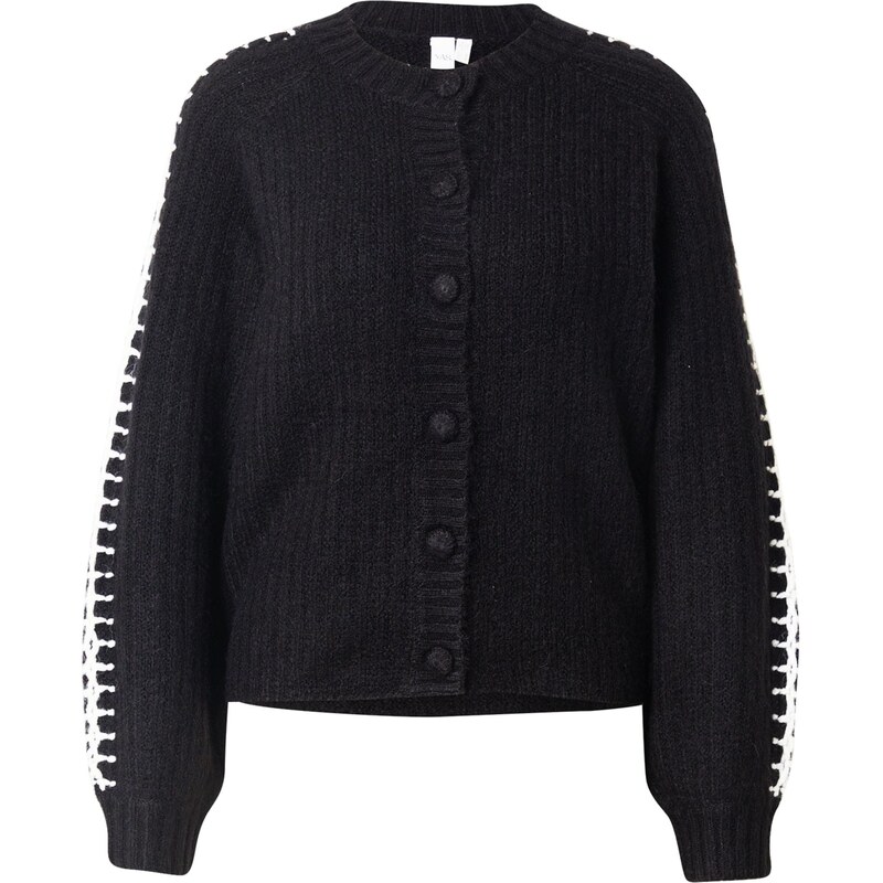 YAS Kardigán YASOLLY čierna / biela 66052208