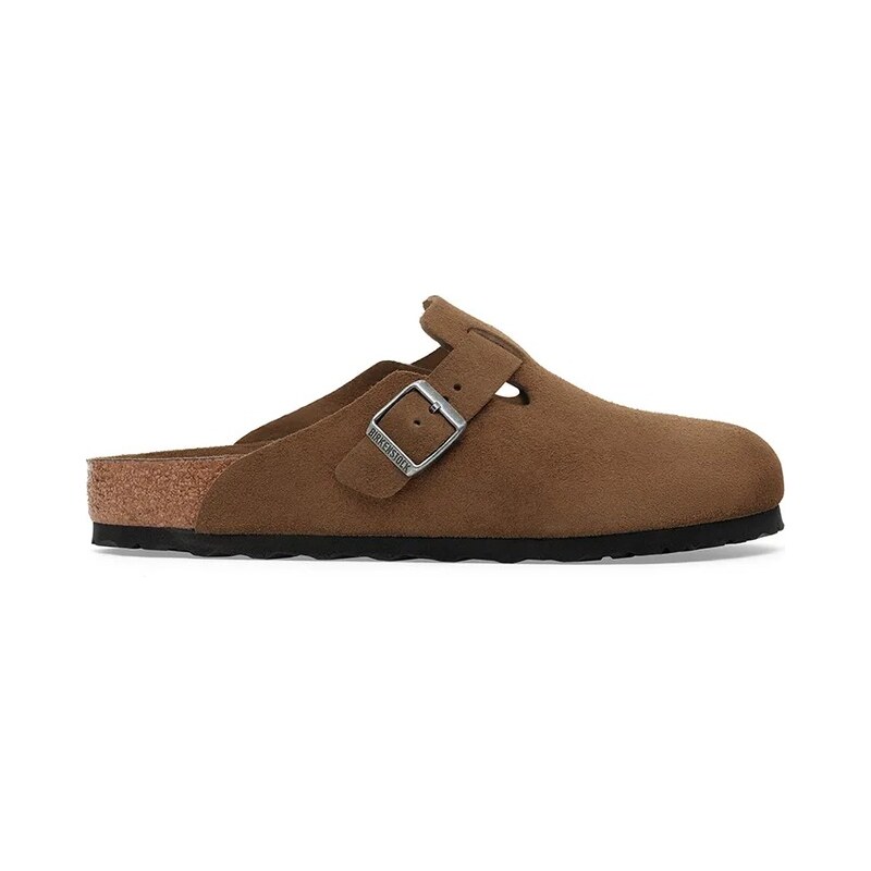Semišové šľapky Birkenstock Boston 64243278