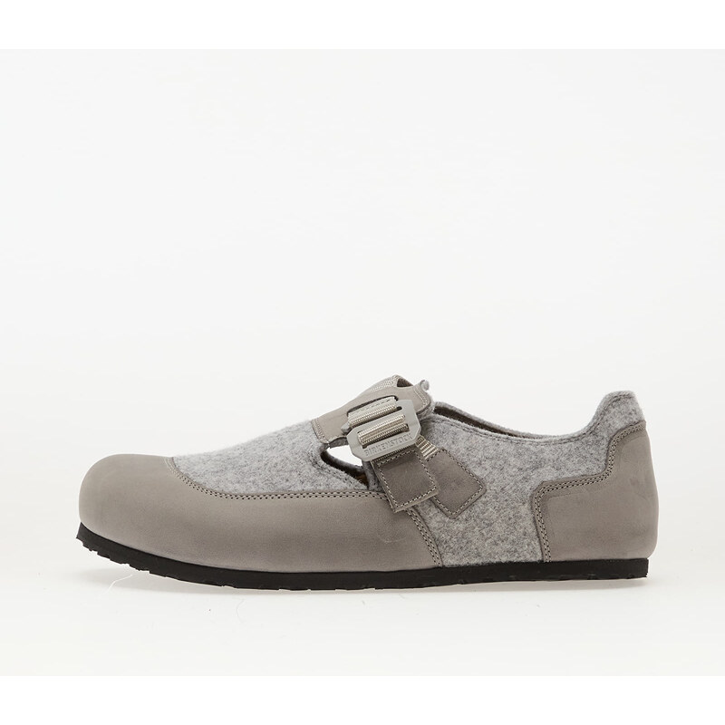 Birkenstock London Nova Felt Leather/ Textile/ Felt Stone Coin 65613815