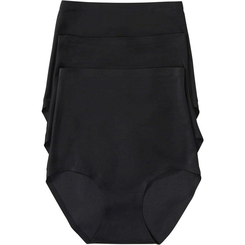 bonprix Sťahovacie nohavičky so stredne tvarujúcim efektom (3 ks), 53378523