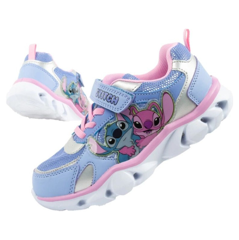 Leomil Stitch detská športová obuv tenisky ľahké suchý zips LED 65725249