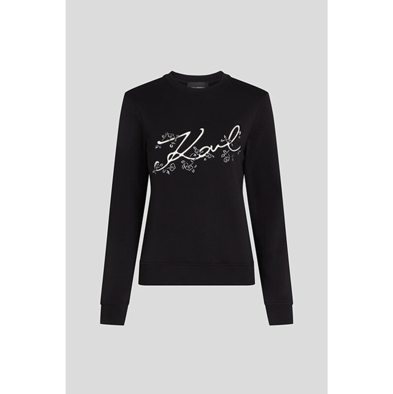 MIKINA KARL LAGERFELD KARL ORCHID LOGO SWEATSHIRT 65617392